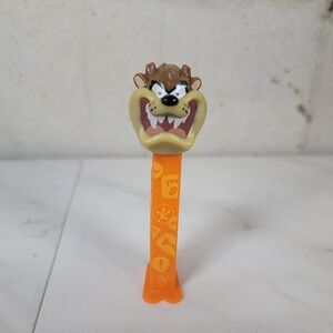 Pez Dispenser 1980 Taz 5.9 Stem Tazmanian Devil Looney Tunes Orange No Country